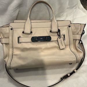 Off white Coach purse